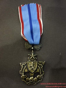 Чехословакия, Орден "Красное Знамя Труда", №8351, серебро