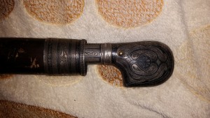 Шашка в серебре
