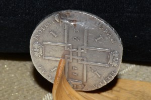 Рубль 1723 год.