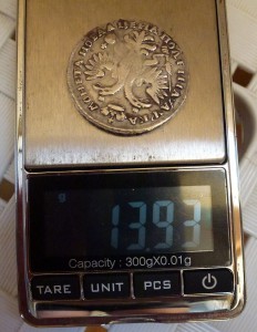 Полтина 1721г.