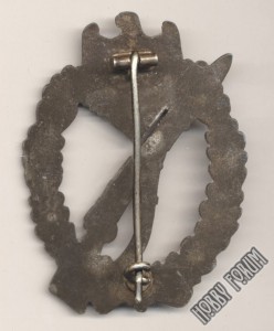 Пехотные штурмовые знаки в серебре