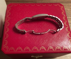 золотые Cartier Tank Americaine Grey Dial GOLD Bracelet