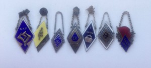 Прибалтийские ромбы-жетоны. Семь штук лотом.