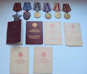 ВОЕННО-ТРУДОВОЙ КОМПЛЕКТ на ЗДОБИНА М.К