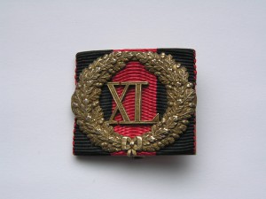 Знак Отличия 40 лет ,на владимиркой ленте.