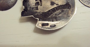 Почётному железнодорожнику №5720, основа клеймёная.