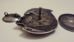 Почётному железнодорожнику №5720, основа клеймёная.