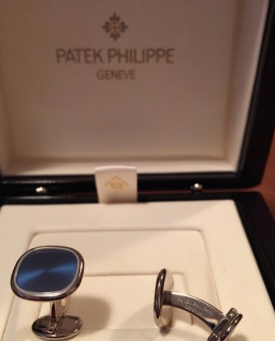 новые запонки Patek Philippe Cuff Links Ellipse d'Or 9102G