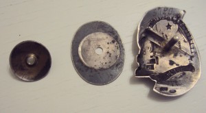 Почётному железнодорожнику №5720, основа клеймёная.