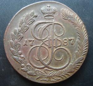 5 коп. 1787 КМ