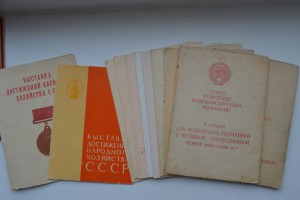 "Слава","Отвага",Окт.Рев.ТКЗ,ОВ-II(юб.)+медали на гв.ефр.