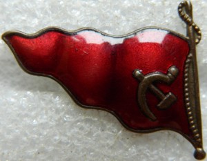 Эмалевый знак морского торгового флота