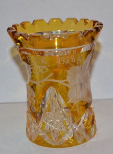 Вазочка. Стекло. R.T.K. 1932 год.