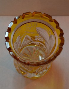 Вазочка. Стекло. R.T.K. 1932 год.