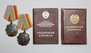 Слава Трудовая 2 и 3ст. на документах на тётю