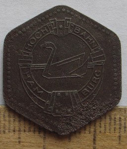 Жетон Pfennig 30 HAM HOCH-BAHN-BURG