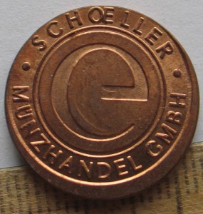 Sammler collector sberatel - Жетон нумизматического общества