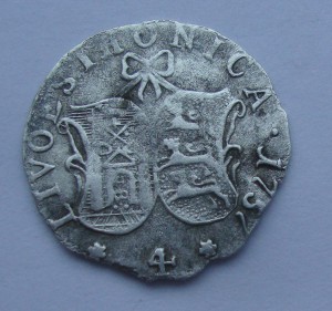 4 копейки 1757 (Ливонез)