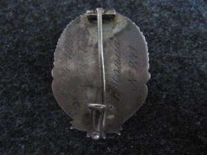 100 лет малому театру, 1924 год, серебро, с синей эмалью!