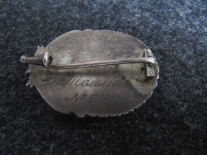 100 лет малому театру, 1924 год, серебро, с синей эмалью!