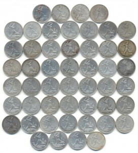 Полтинники 1924-26 гг. 50 шт.