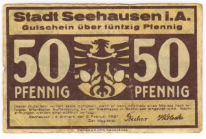 50 Pfennig Seehausen Stadt