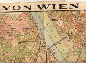 Карта Вены. 1939 г. PLAN  VON WIEN
