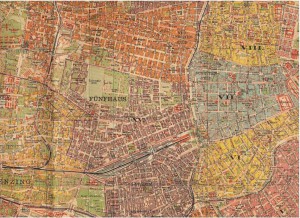 Карта Вены. 1939 г. PLAN  VON WIEN