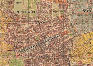 Карта Вены. 1939 г. PLAN  VON WIEN