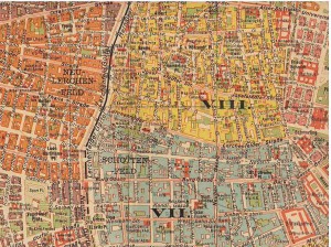 Карта Вены. 1939 г. PLAN  VON WIEN