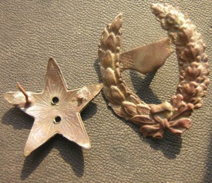 Нагрудный Знак РККА ( чердачник )1918 - 24 г.г.
