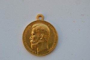 "ЗА УСЕРДИЕ",Н-II,30 мм.золото,24,4 гр.