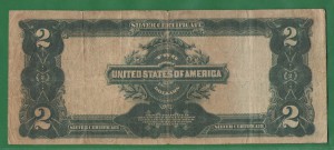 Серебряный сертификат 2 доллара 1899г.