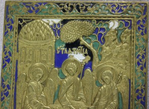 Псв.Троица в эмалях, большой размер, 1866г.