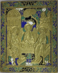 Псв.Троица в эмалях, большой размер, 1866г.