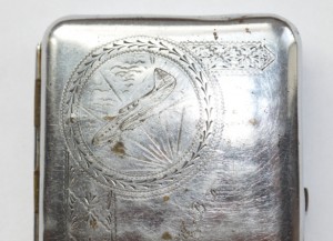 Портсигар День Победы Самолет Истребитель 1945 г