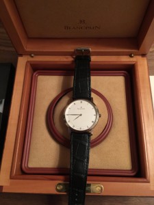 золотые Blancpain Villeret Ultra-Slim Automatic 40mm 4053-15