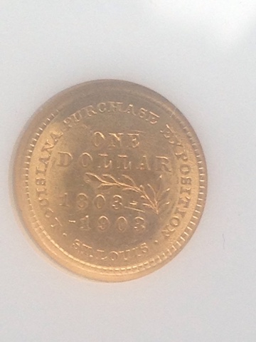 Золото 1 доллар США 1903 Mckinley слаб NGC MS 62