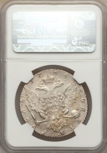 Рубль Екатерины-II 1764 NGC