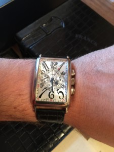 золотые Franck Muller Long Island Chronograph 1200 CC AT