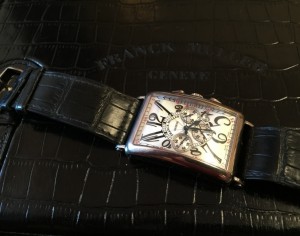 золотые Franck Muller Long Island Chronograph 1200 CC AT