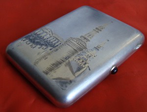 Портсигар "Кремль" (875*) Красавец в люксе!