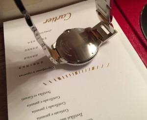 сталь-золото Cartier Ballon Bleu Large 42 mm W69009Z3