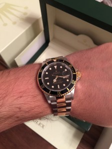 сталь золото Rolex Submariner Date Steel and Gold 16613LN