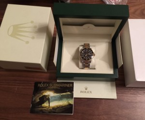 сталь золото Rolex Submariner Date Steel and Gold 16613LN