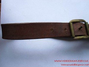 Ремень кожаный, лётный, с подвесами для кортика