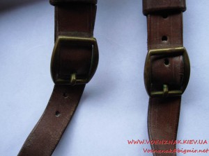 Ремень кожаный, лётный, с подвесами для кортика