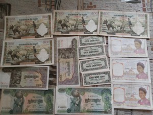 Подборка бон Азия,Латиносия.