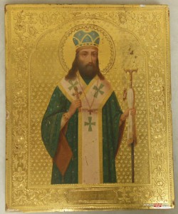 Икона Феодосий Черниговский, сусалка.