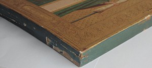Икона Феодосий Черниговский, сусалка.
